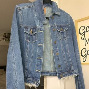 Dark wash jean jacket